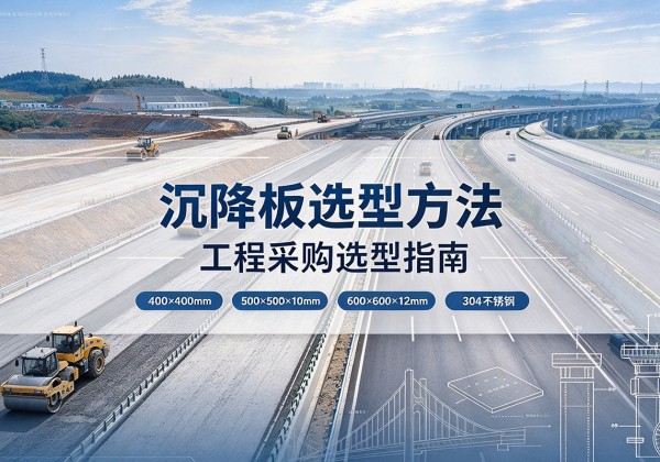 大通沉降板选择方法